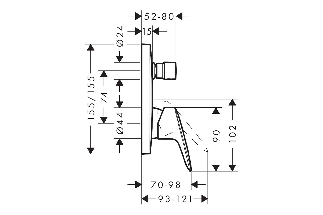 Logis Single Lever Bath Mixer Tapware Oakleys Bathroom Supplies