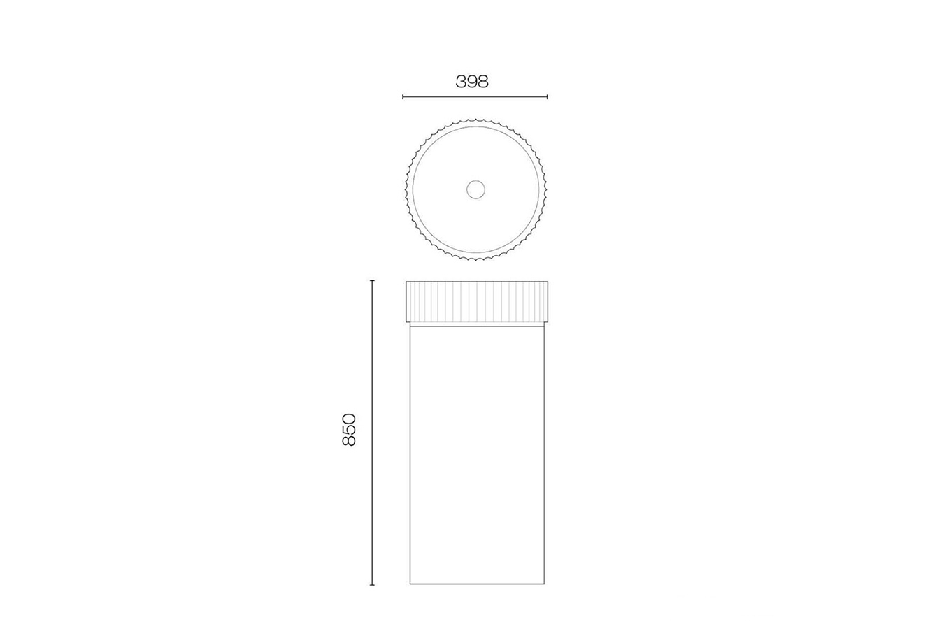Doric Round Basin With Smooth Concrete Pedestal Basins Oakleys Bathroom Supplies
