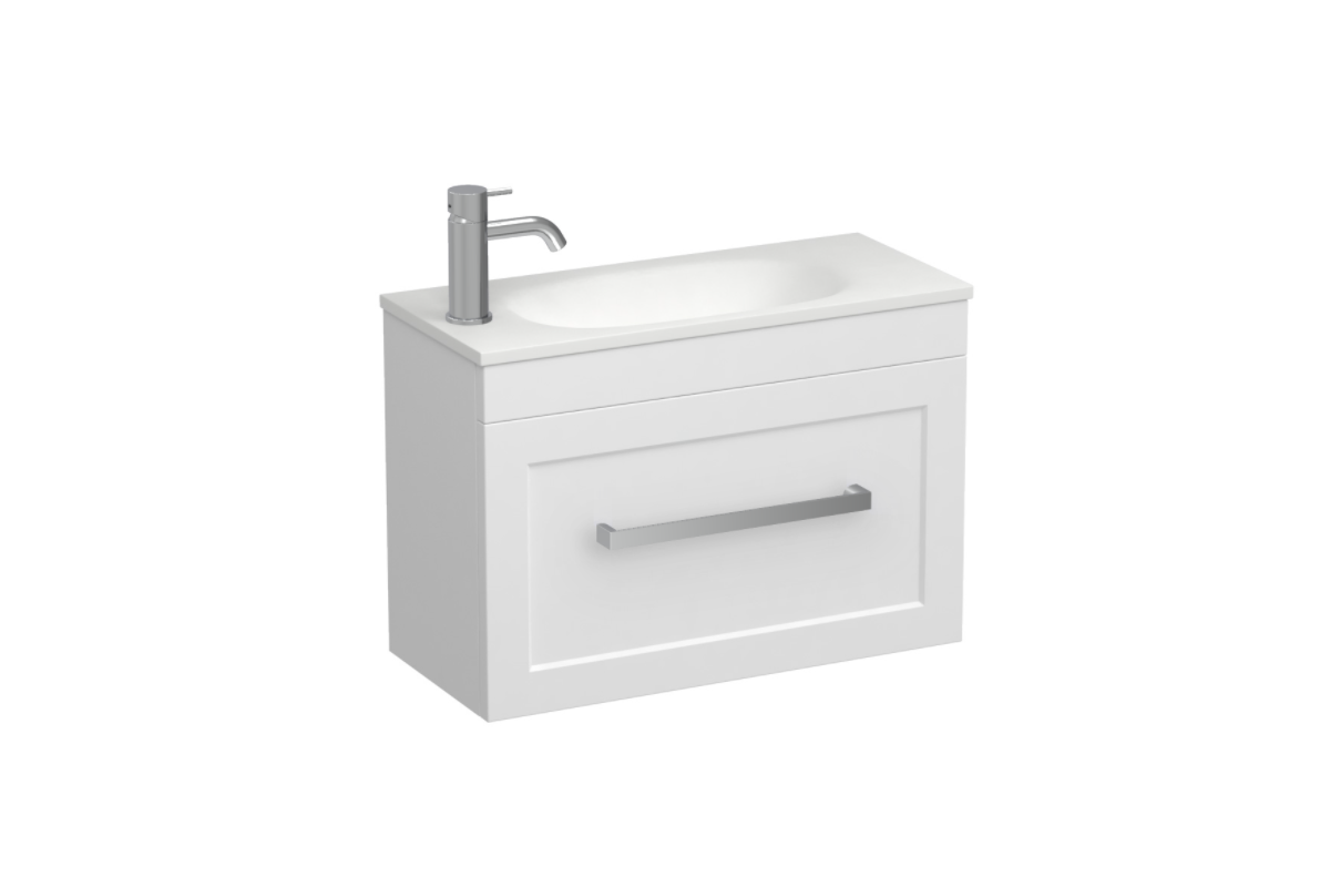 Hampton Spio Slim 600 1 Door Vanity Vanities Oakleys Bathroom Supplies