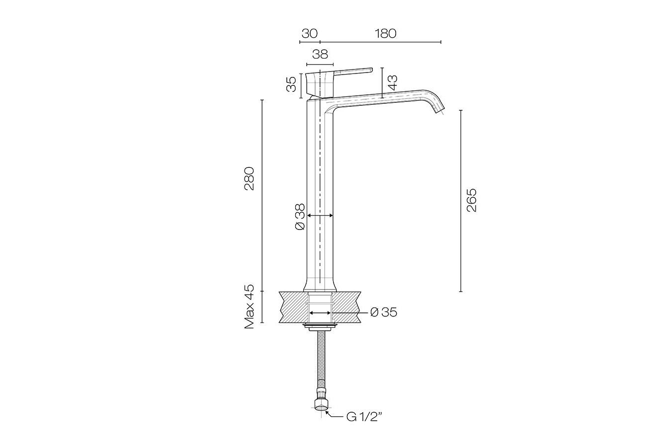 Luxe Basin Mixer Tapware Oakleys Bathroom Supplies