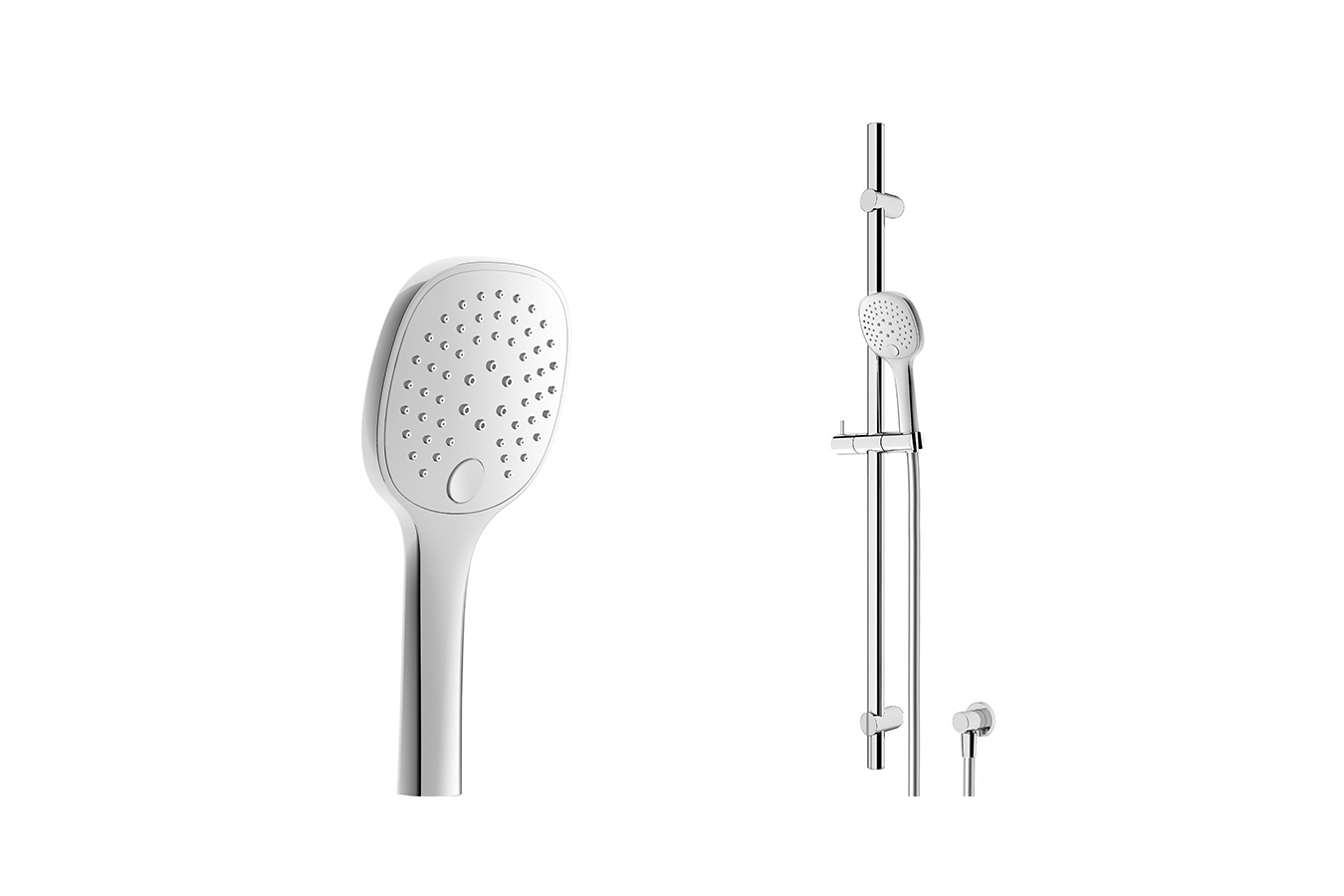 Splash Plus Square ION Slide Shower Tapware Oakleys Bathroom Supplies