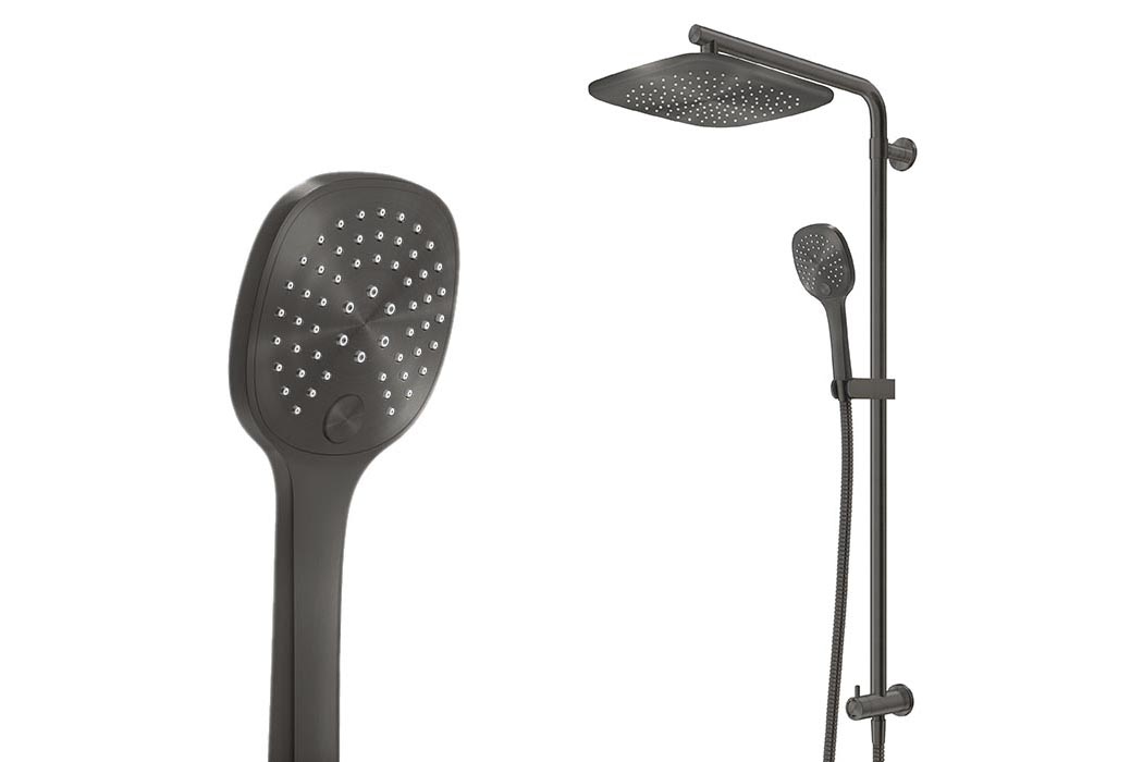 Splash Plus Square Ion Column Shower 3 Function Tapware Oakleys