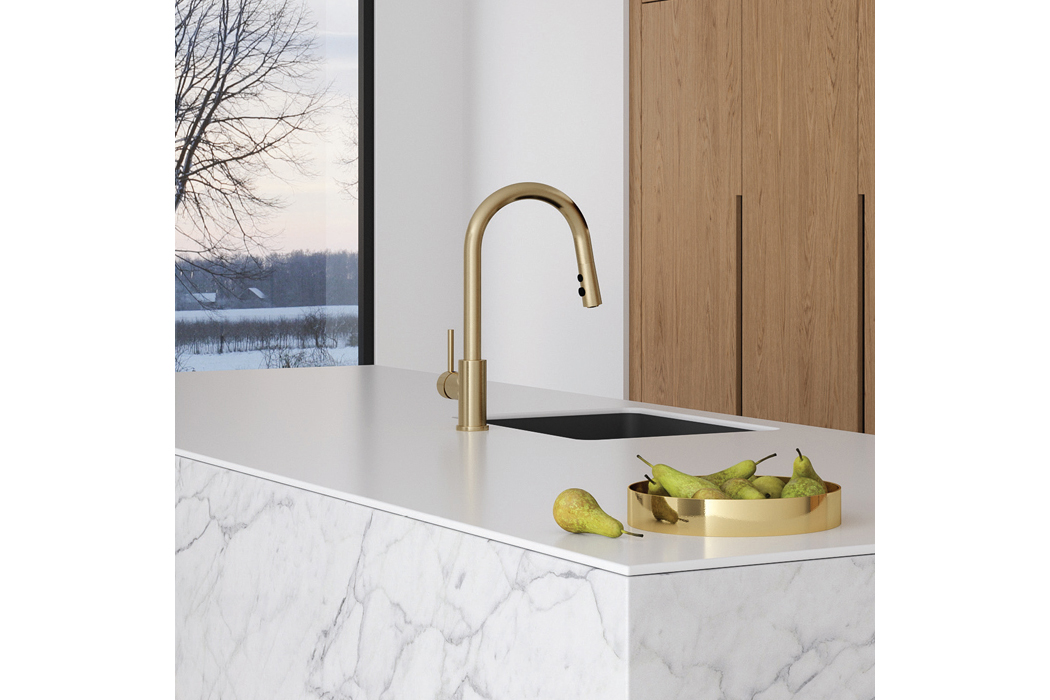 Uno Goose Neck Kitchen Mixer Sink Mixers Oakleys Bathroom Supplies