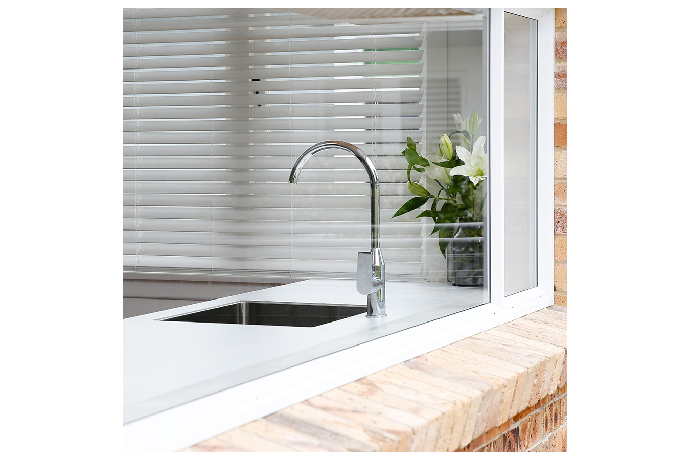 Olympia Gooseneck Sink Mixer Sink Mixers Oakleys Bathroom Supplies